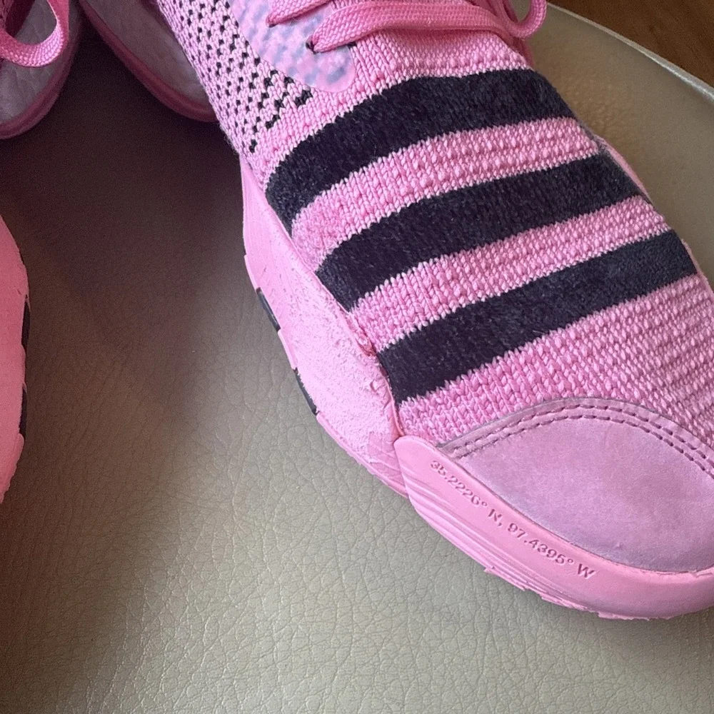 Adidas Trae Young 2 Pink Black Boost Basketball Shoes Men's 10.5